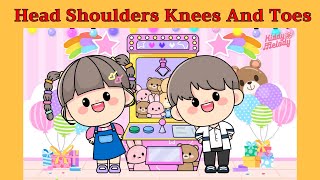 Head Shoulders Knees And Toes  Nursery Rhymes amp Kids Songs  เพลงเด็กเจ้าตัวเล็ก  Kiddy Melody [upl. by Stonwin]