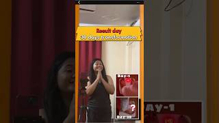 Result day30 days transformation PCOS weight loss 30daysweightlosschallenge shorts [upl. by Narret]