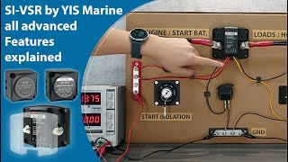 SIVSR Voltage Sensing Relay with Start Isolation by YIS Marine all advanced Features explained [upl. by Ainoval]