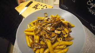 La ricetta pasta funghi e tartufo  prodotti marchigiani  Chef per un giorno con Eppoi [upl. by Martyn]