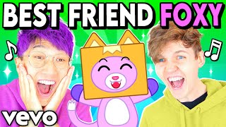 BEST FRIEND FOXY SONG 🎵 Official LankyBox Music Video [upl. by Etnuahc897]