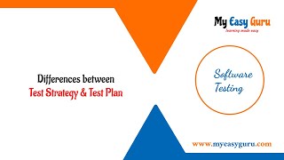 Differences between test plan and test strategy  Test Plan vs Test Strategy Test Plan vs Strategy [upl. by Notsirt]