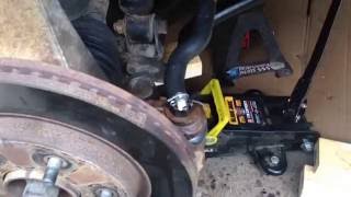 Nissan Titan Tie Rod End 2008 2006 all the Same Easy Way Video 2 of 2 [upl. by Llerroj269]