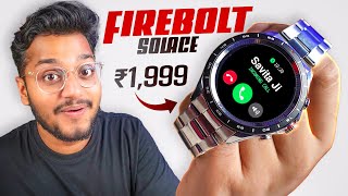 This ₹2000 Stainless Steel Smartwatch is very Premium  Fireboltt Solace [upl. by Tamma]