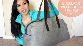 Everlane Weekender Bag Review [upl. by Noeht]