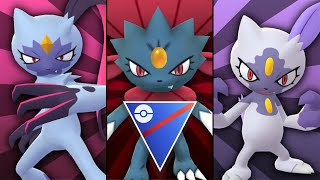 IMPOSSIBLE WINS WITH THIS TRIPLE SNEASEL EVOLUTION TEAM IN THE GREAT LEAGUE [upl. by Constantina]