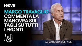 Marco Travaglio commenta la manovra sui tagli su tutti i fronti  Accordi e Disaccordi [upl. by Pape544]