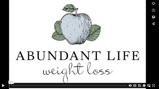 Abundant Life Weight Loss You Wont Believe How Easy Weight Loss Can Really Be [upl. by Pelmas]