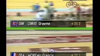 1994 Track Cycling World Championships  Obree Disqualified [upl. by Wailoo116]