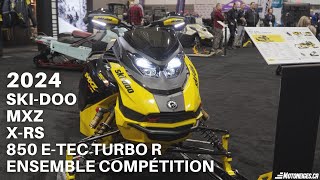 2024 SkiDoo MXZ XRS 850 ETEC Turbo R ensemble compétition [upl. by Vento]