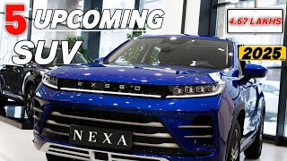 2025 NEW 5 UPCOMING SUVs IN INDIA  5 UPCOMING SUV 2025 [upl. by Prevot]