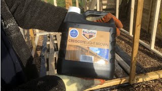 Bartoline Creocote Light Brown Oilbased Timber Treatment 4 Litre  Review creocote [upl. by Felske]