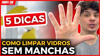 5 DICAS para LIMPAR VIDROS de carro SEM deixar MANCHA 😯 [upl. by James840]