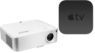 ACER H7532BD PROJECTOR DLP FULL HD 3D READY  Test With Apple TV 3 [upl. by Bluefarb]