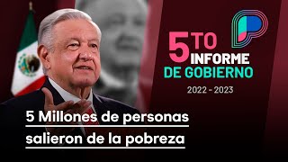 Pese a la pandemia 5 Millones de personas salieron de la pobreza AMLO [upl. by Farnsworth]