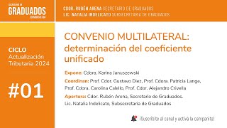 01 Convenio Multilateral Determinación del Coeficiente Unificado  Económicas UBA [upl. by Libys]