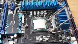 How to install intel CPU on a Motherboard [upl. by Kwok]