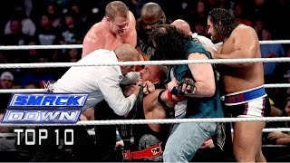 Top 10 WWE SmackDown moments  November 21 2014 [upl. by Offen222]