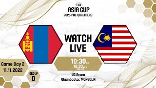 Mongolia v Malaysia  Full Basketball Game  FIBA Asia Cup 2025 PreQualifiers [upl. by Theodora]