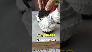 Mini Oreo Cheesecakes Recipe  Easy NoBake Oreo Cheesecake Recipe [upl. by Germaine]