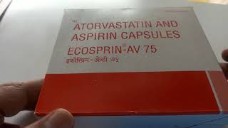 EcosprinAV 75 Capsule View Uses Side Effects in hindi [upl. by Lacagnia]