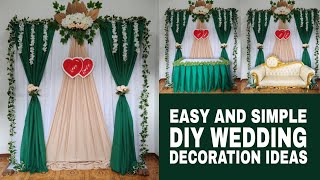 EASY AND SIMPLE DIY WEDDING DECORATION IDEAS  WEDDING PARTY DECORATION IDEAS  Rex Montalbo [upl. by Emanuel]