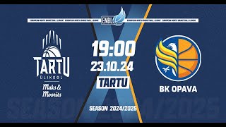 Tartu Ulikool Maks and Moorits v BK Opava  Oct 12 23  ENBLeague 202324 [upl. by Dodson]