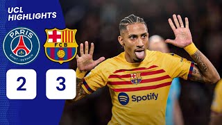 PSG vs Barcelona 23  All Goals amp Highlights  Champions League Quarter Finals [upl. by Welsh]