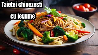 Taietei chinezesti cu legume Reteta simpla [upl. by Norvil346]