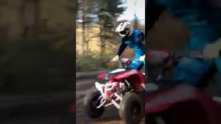 TRX250R Quad Shredding Moto Track 🚀 atv motocross shorts [upl. by Treblig]