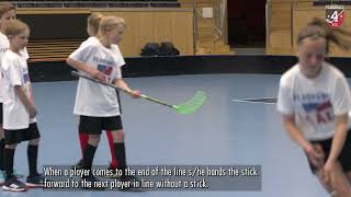 Floorball Drills  Chase Tail [upl. by Noteloc965]