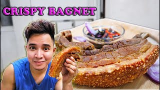 HOW TO MAKE BAGNET SIGURADONG NAPAKALUTONG AT SARAP  CRISPY BAGNET  Crispy Pork Belly EASY TO COOK [upl. by Annahpos]