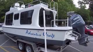 2000 Adventure Craft 2800 Trailerable Houseboat For Sale on Norris Lake  SOLD [upl. by Noral974]