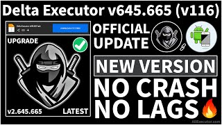 New Update Delta Executor v645665 v116 Latest Version  Best Roblox Executor For Android Mobile [upl. by Daile714]