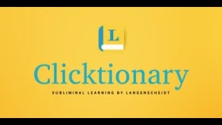 Langenscheidt Clicktionary [upl. by Nohsed998]