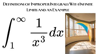 Calculus  Definitions of Improper Integrals With Infinite Limits and an Example [upl. by Suzetta]