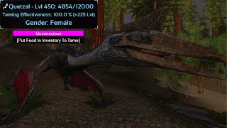 MAX LEVEL QUETZAL TAMINGARK Survival Evolved Mobile [upl. by Ayekehs]