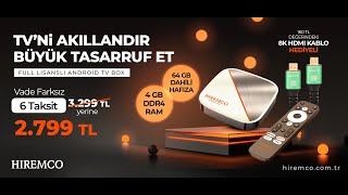 Hiremco Smart Life Android Box Full Lisanslı [upl. by Hamon182]