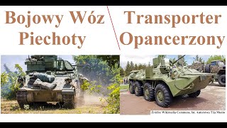 Bojowy Wóz Piechoty a Transporter Opancerzony  czym się Różnią [upl. by Ahtel230]