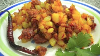 PAPAS CON CHORIZO  CHORIZO CON PAPAS  RECETA FACIL [upl. by Franny581]