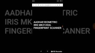 IRISMK2120ULMK2120UAADHAR BIOMETRIC FORAEBASVIDHYAWAANJNANABHUMIMEESEVA BUY NOW APampTS [upl. by Rednal]