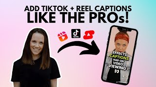 5 Caption Apps For Your TikToks amp Instagram Reels [upl. by Aiym751]