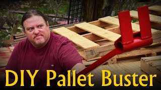 DIY Pallet Buster from Almost Free Junkyard Scraps  Break down pallets easy [upl. by Riabuz]