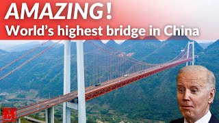 1 billion Beipanjiang BridgeWorld’s highest bridge in China [upl. by Debbee]