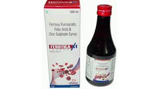 Ferotica XT Syrup Ferrous Ascorbate Folic Acid amp Zinc Sulphate Syrup [upl. by Aihsatal]