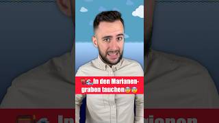 in den MARIANENGRABEN TAUCHEN  das passiert😳🤯 shorts  wissensbert [upl. by Einnahpets]