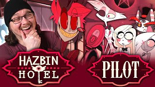 HAZBIN HOTEL PILOT EPISODE REACTION  1x0  First Time Watching [upl. by Hctud]