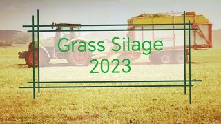 First grass Silage job of the year Oats [upl. by Mara964]