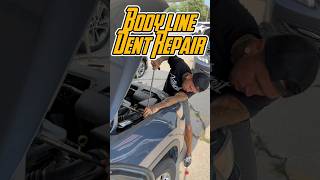 Fender dent repair  pdr lesson autobodyrepair automobile cardentrepair paintlessdentrepair [upl. by Torey]