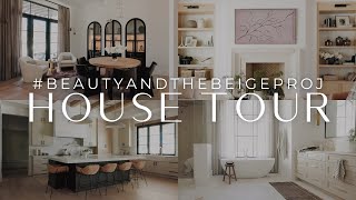 House Tour of FamilyFriendly and Sophisticated New Build  THELIFESTYLEDCO BeautyAndTheBeige [upl. by Base]